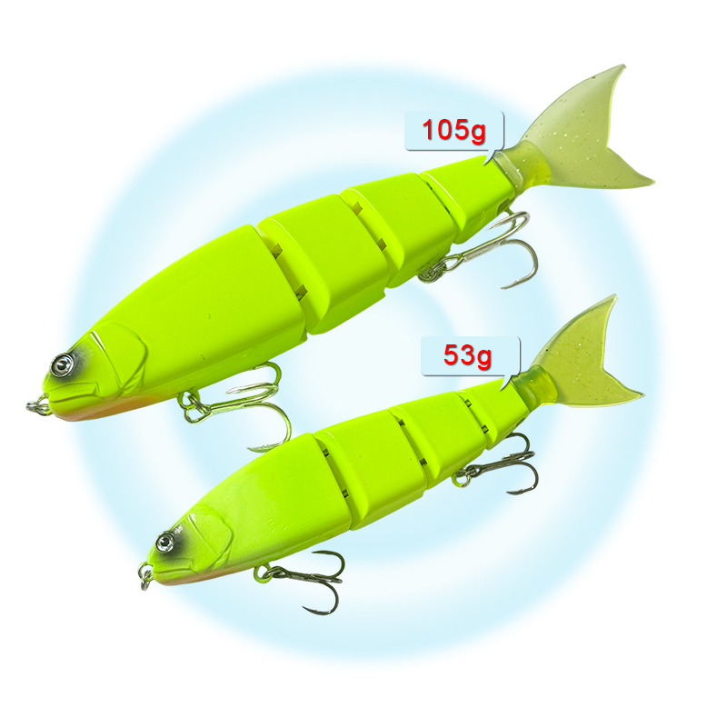 Fishing Lure Popper - Zestaw przynęt typu swimbait, duże przynęty