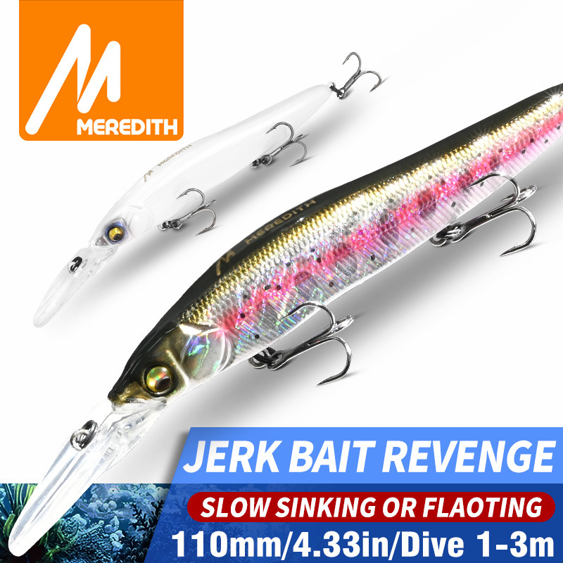 Fishing Lure Swimbait - Przynęty wędkarskie MEREDITH Minnow Wobbler 110mm,