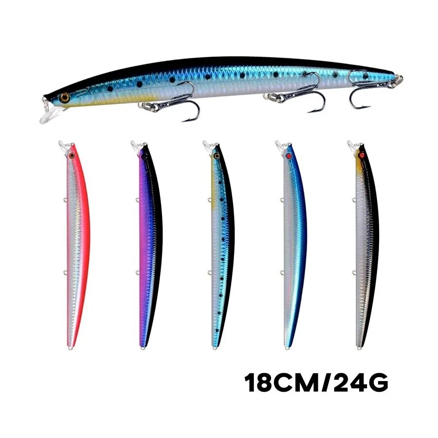 Fishing Lure Crankbait - Przynęta wędkarska Laser Minnow 18cm 24g