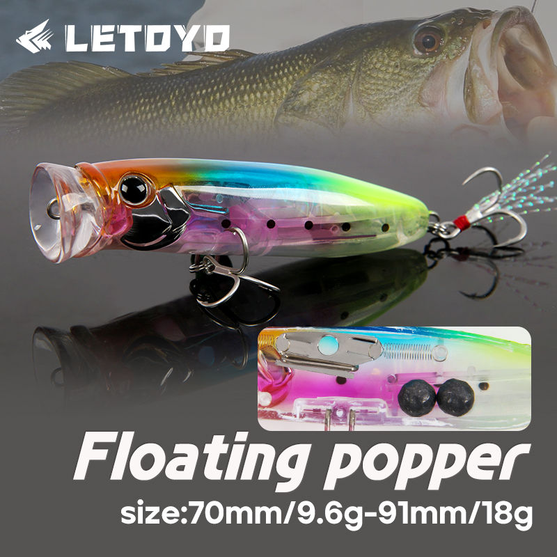 Przynęta pływająca LETOYO 9.6g – Fishing Lure Popper recenzja i cena