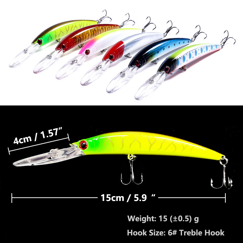 1 sztuk 15cm 15g głębokie nurk – Fishing Lure Jerkbait recenzja i cena