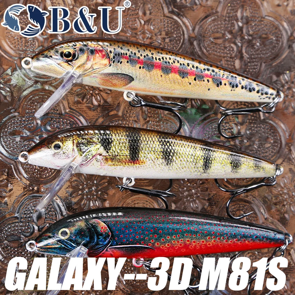 B&U 80mm Tonąca przynęta Minno – Fishing Lure Jerkbait recenzja i cena