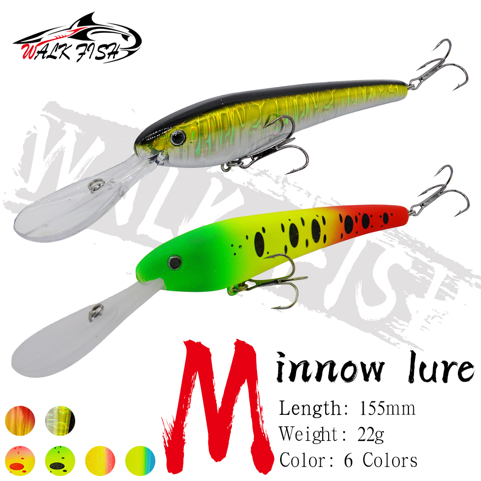 WALK FISH 1 szt. Minnow Fishin – Fishing Lure Crankbait recenzja i cena